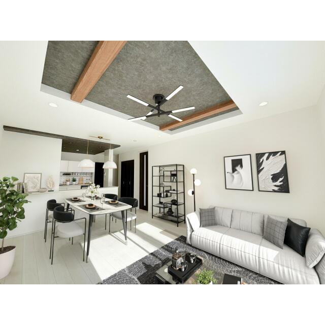 リビング※家具はCGにて合成しております