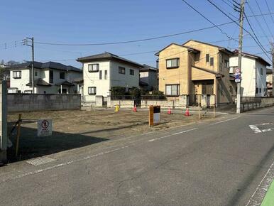 交通量の少ない静かな住宅街