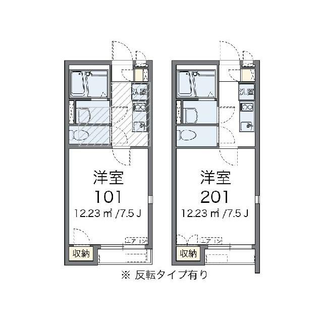 代表的な間取のため実際の間取とは異なる場合があります