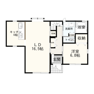 １階間取図