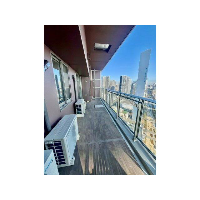 陽当たり良好なバルコニー