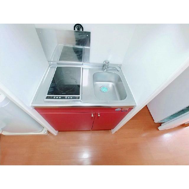 ２口電気コンロ