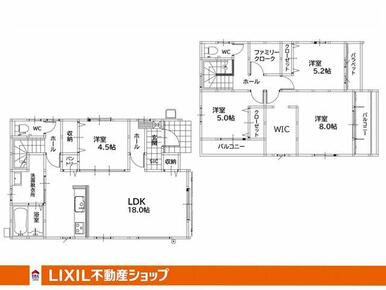 ご家族でゆっくり寛げるリビング18帖、ここから新生活をはじめませんか☆