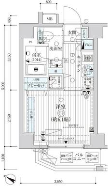 Ｃタイプの間取り