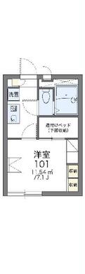 代表的な間取のため実際の間取とは異なる場合があります