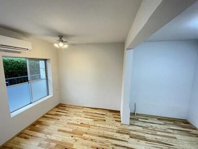 天然木の温もりある空間