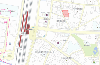 羽犬塚駅まで徒歩２分の立地です！