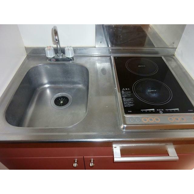 ２口電気コンロ