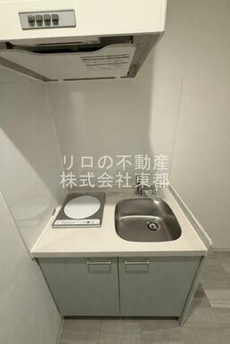 火を使わず安心でお掃除も簡単なＩＨコンロ付です♪