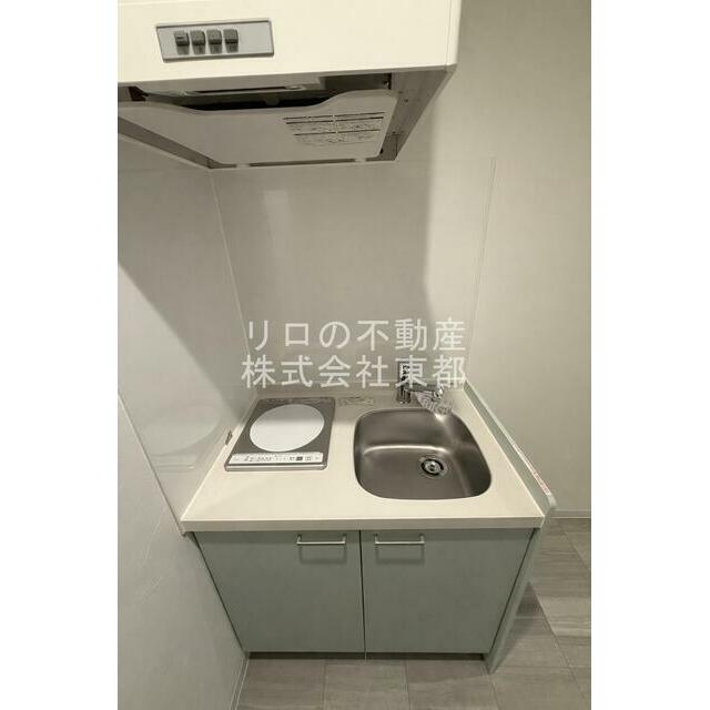 火を使わず安心でお掃除も簡単なＩＨコンロ付です♪