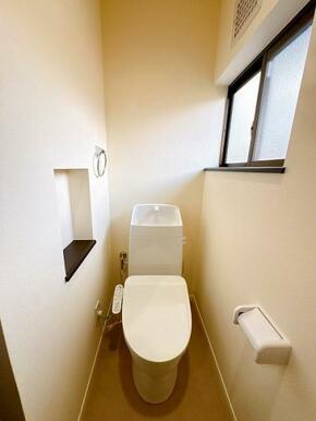 「トイレ」2階トイレ、新品交換済み