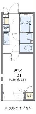 代表的な間取のため実際の間取とは異なる場合があります