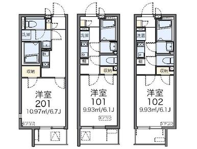 代表的な間取のため実際の間取とは異なる場合があります