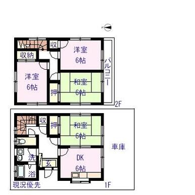 引き戸を閉めて、和室を客間として使って頂ける間取りです