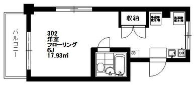 ３面採光で明るい室内です