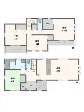 2号棟・4LDK+WIC+SIC