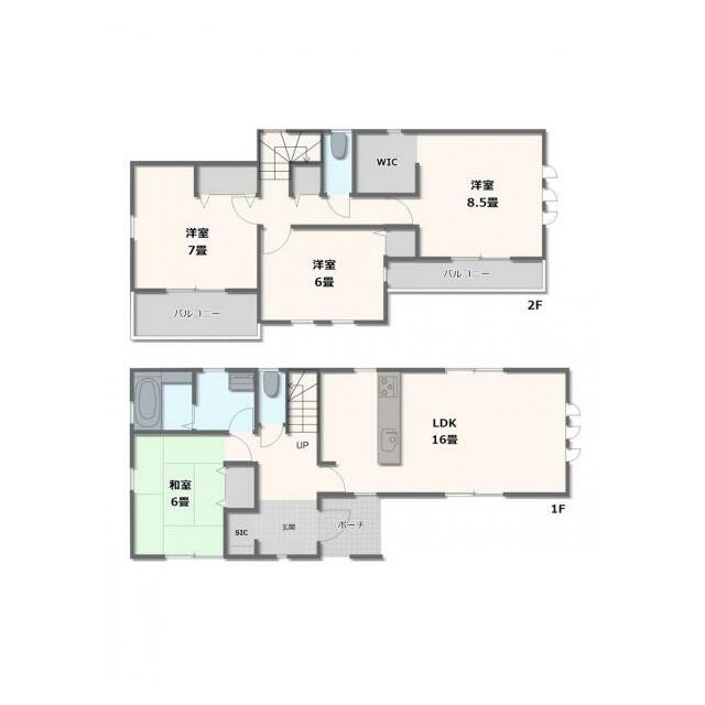 2号棟・4LDK+WIC+SIC