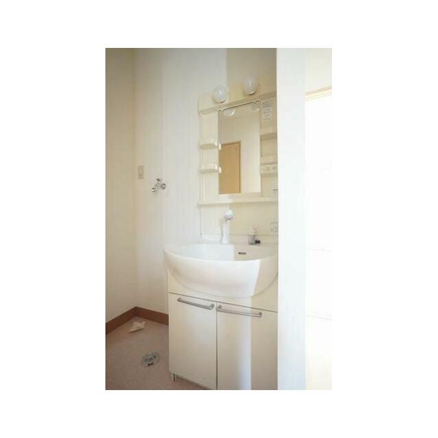 洗面所　洗髪洗面化粧台設置