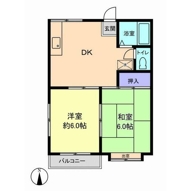 南向きのお部屋です