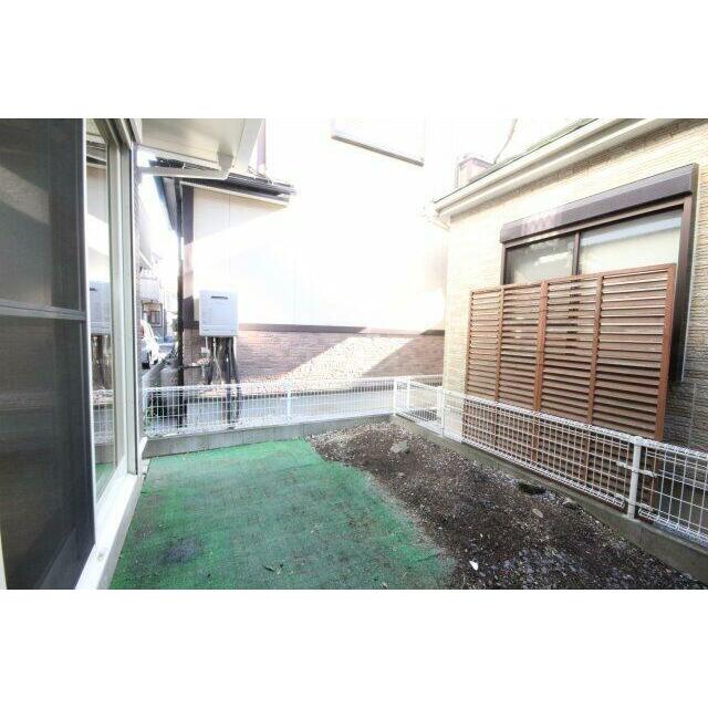 ちょっとしたお庭も付いています