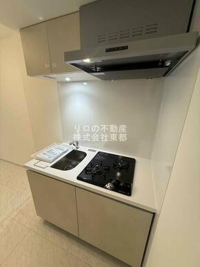 便利な2口ガスコンロ設置済！