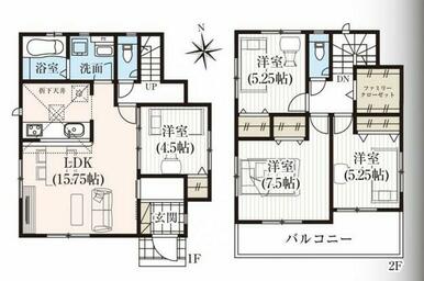 ２号棟間取り図