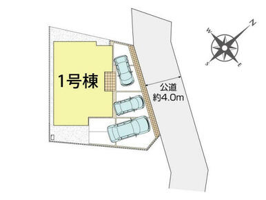 藤沢市打戻2期1棟 区画図