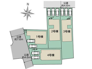 宇都宮市戸祭1丁目4棟 区画図