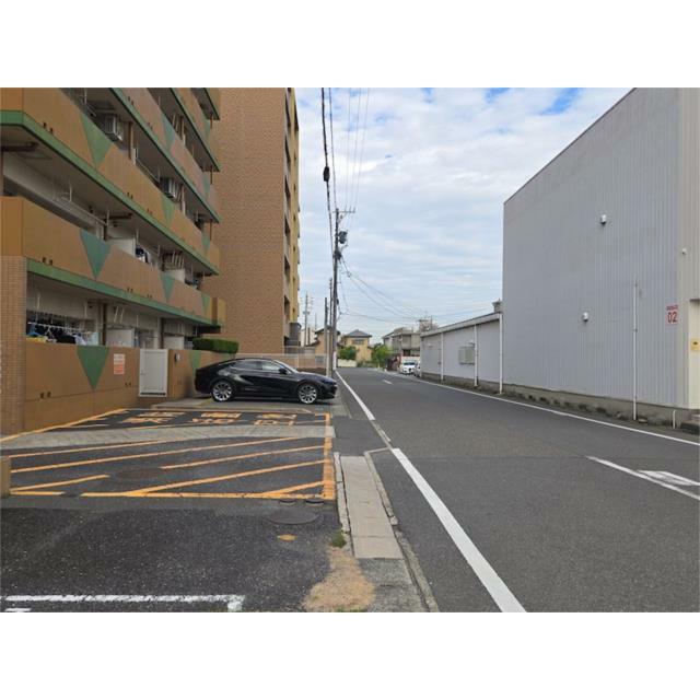 前面道路です。