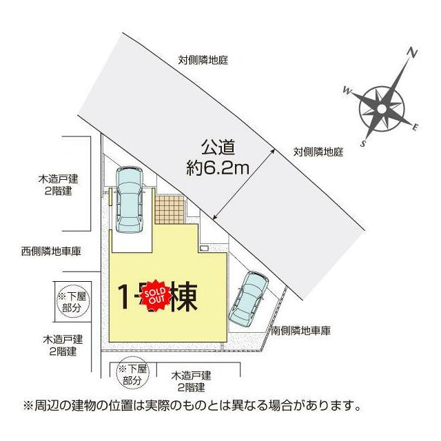 川越市鯨井1棟 区画図