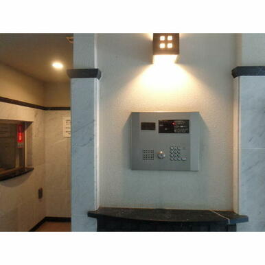 オートロック解錠部分。