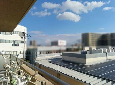 南東側バルコニー眺望