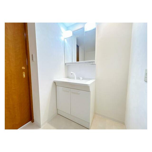 新品交換済み洗面台