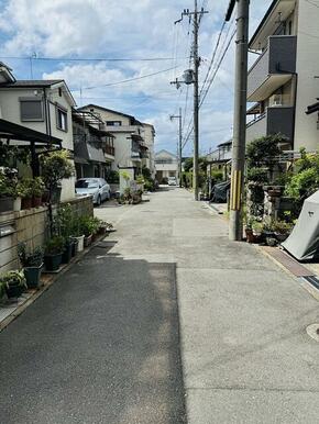 前面道路の様子です