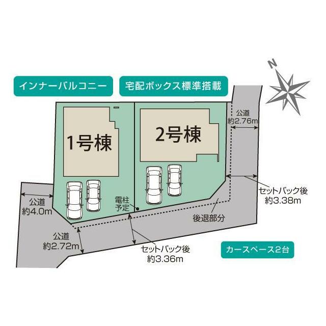 大和市上和田2期2棟 区画図
