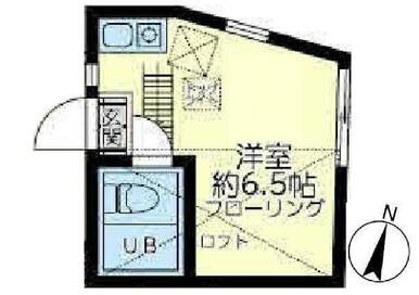 １０３　洋室約６．５帖＋ロフト５．７９㎡