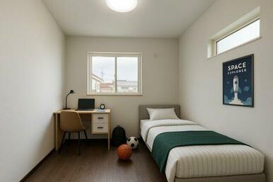 ゆったり収納スペース付