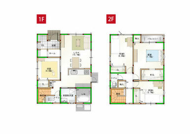 楽しい家族団らんもできる広々１５．１帖のＬＤＫがある住まいです♪　※画像はイメージです。