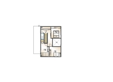 建築プラン　２階平面図