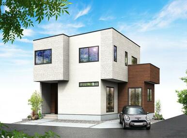 1号棟　完成予想パース