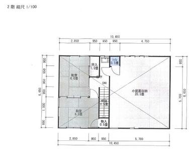 ２階間取図