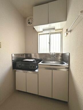 グリル付きの２口ガスキッチン！