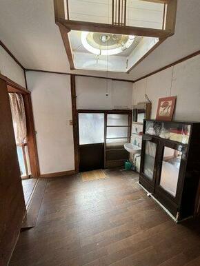 落ち着いた玄関です