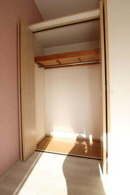 クローゼット完備！