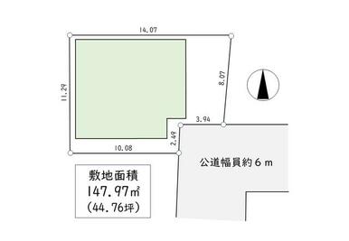 土地の形や物件の配置図などもくまなく確認を