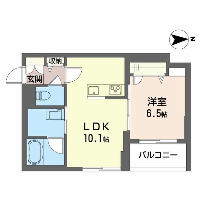 ヴォーラ三郷中央 ００２０５ 1LDKの画像