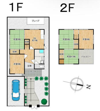 シンプルでわかりやすい間取りです。