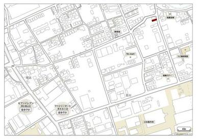 現地周辺案内図