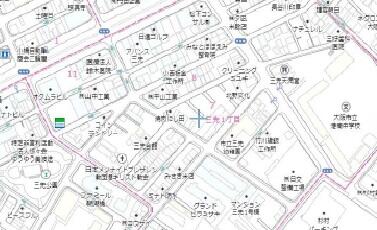 大阪メトロ中央線朝潮橋駅徒歩９分住環境充実三先小学校港南中学校・三先公園徒歩５分圏内買物施設ｙ徒歩圏