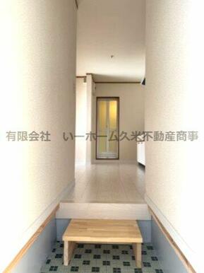 シンプルで使いやすい玄関です